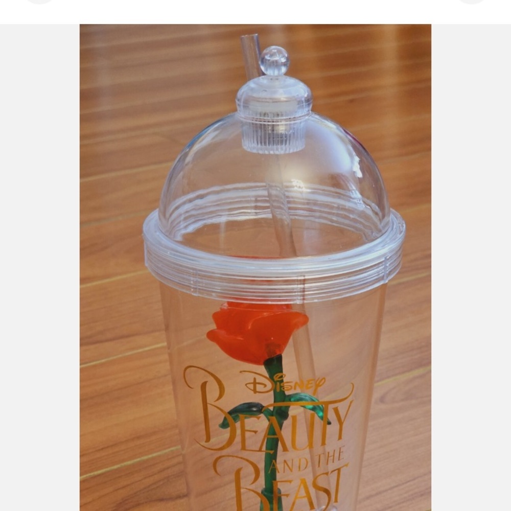 Disney Magic Kingdom - Beauty & the Beast Light Up Tumbler